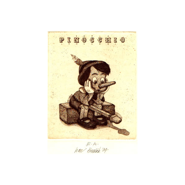 Pinocchio ( Ex.Libris Carlo Collodi)